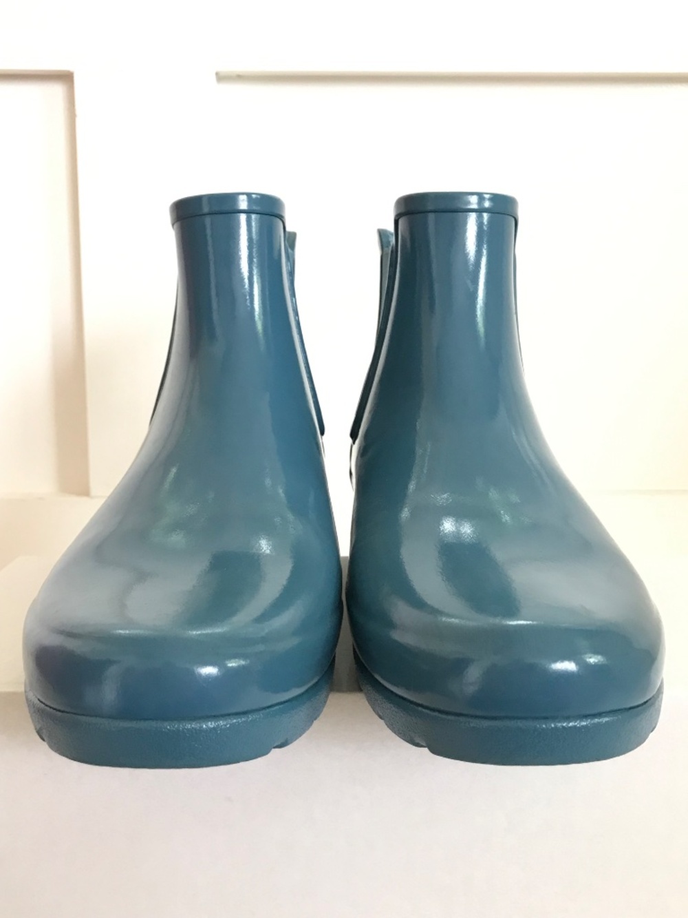 HUNTER Chelsea Rain Boots Blue Women’s Size 10 - Picture 5 of 16